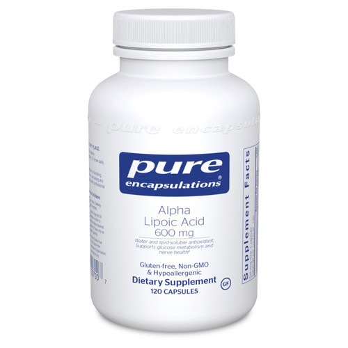 Alpha Lipoic Acid 600mg - Pure Encapsulations 120 caps SPECIAL ORDER