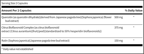 Quercetin + Bioflavonoids - MorNatural 120 caps Quercetin + Bioflavonoids - MorNatural 120 caps
