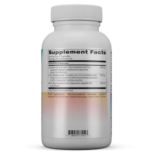 Quercetin + Bioflavonoids - MorNatural 120 caps Quercetin + Bioflavonoids - MorNatural 120 caps