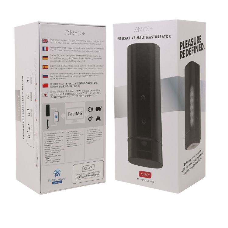 onyx male masturbator Amazon.com: KIIROO Interactivce Sex Toys for Couples - The Perfect Night  Set - Onyx+ Male Masturbator & Pearl2+ G Spot Vibrator main image 0