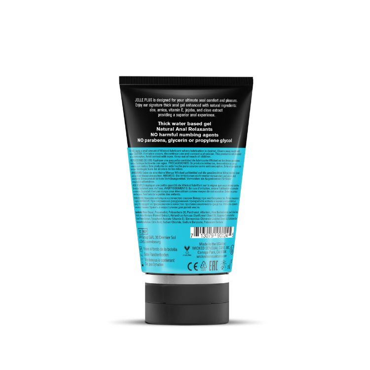 Wicked JELLE Water-Based Personal Lubricant Thick Glide, Unscented (Exp 09/28) Tingling Lube Wicked JELLE Water-Based Personal Lubricant Thick Glide, Unscented (Exp 09/28) Tingling Lube