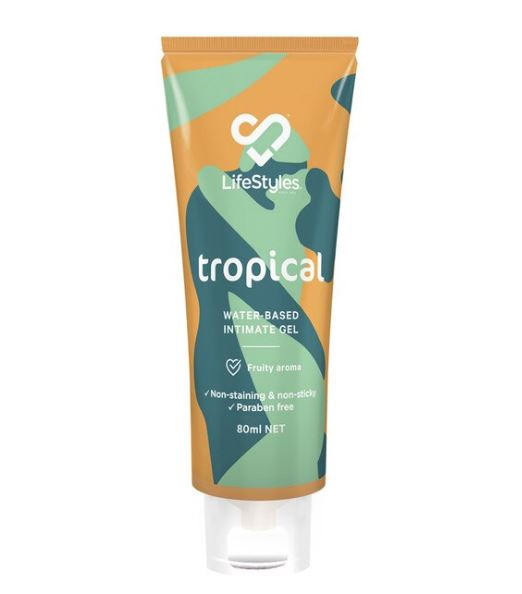 LifeStyles Tropical Gel Fruity Intimate Lubricant 80ml | Condoms Australia