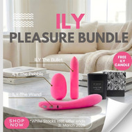 Buy the Wand, Pebble & Bullet and Get a FREE Massage ILY Candle