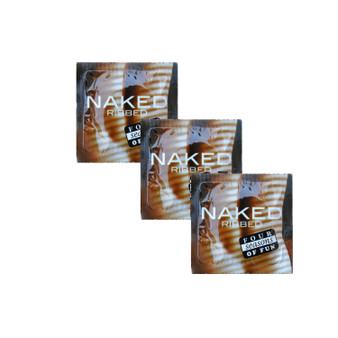 Four Seasons Naked Ribbed Condoms