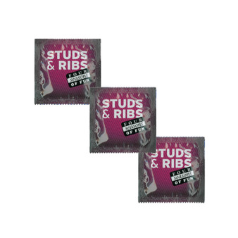Four Seasons Studded and Ribbed Condoms