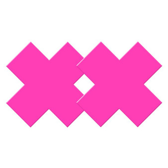 Neon X Pastie - Pink