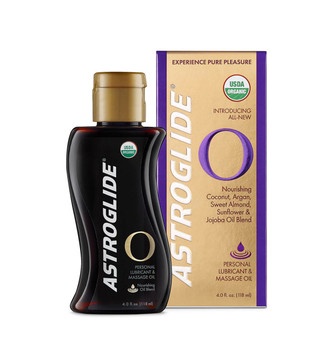 Astroglide Organic Personal Lubricant and Massage Oil 118mL