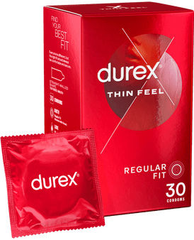 Durex Thin Feel Latex Condoms 30's