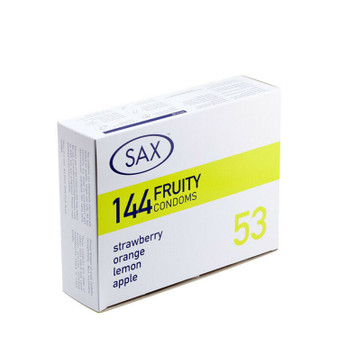 Sax Fruity Condoms 144 BULK CONDOMS