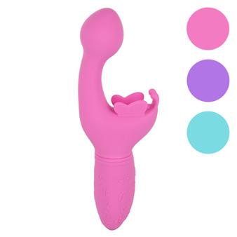 CalExotics Rechargeable Butterfly Kiss Color Option