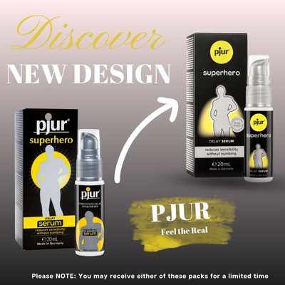 Discover the New Design: Pjur Superhero Concentrated Delay Serum 20ml
