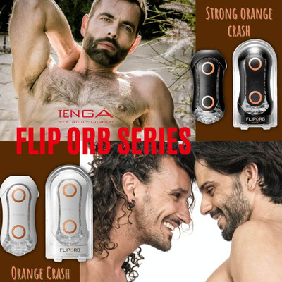 What is the difference between Tenga Masturbators  Flip Orb Orange Crash and Flip Orb Strong Orange Crash?