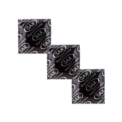 Sax Bigger Fit Condoms