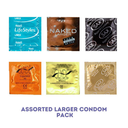Assorted Larger Sampler Condom Pack