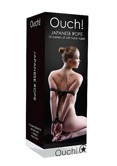 Ouch Japanese Rope 10m Black  Box
