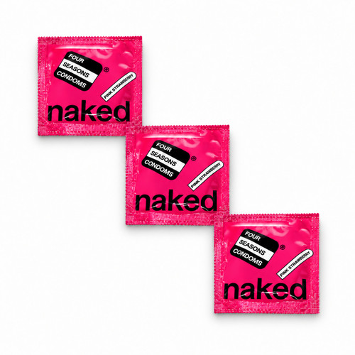 Four Seasons Naked Strawberry Condoms