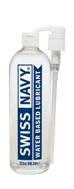 Swiss Navy Water Based Lubricant (32oz / 948.3mL)