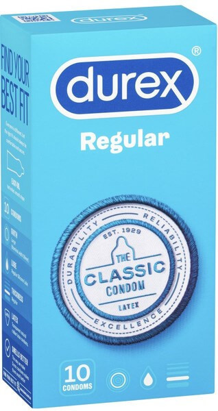 Durex Regular Condoms 10pk