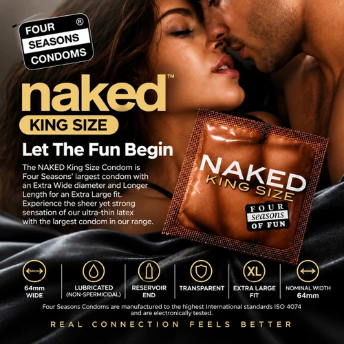 Four Seasons Naked KING SIZE Condoms Loose Pack