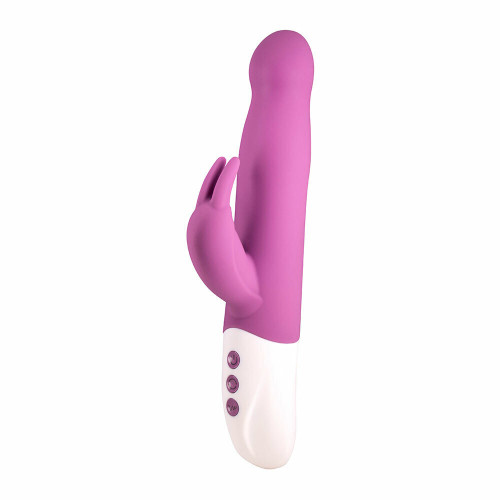 Seven Creations Rechargeable Silicone Rabbit Rotation Purple Vibrator