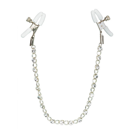 CalExotics Nipple Play Crystal Chain Nipple Clamps