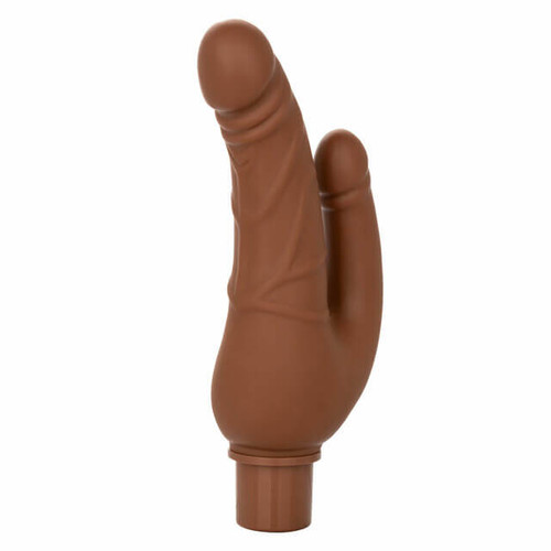 CalExotics Rechargeable Power Stud Over & Under  Brown