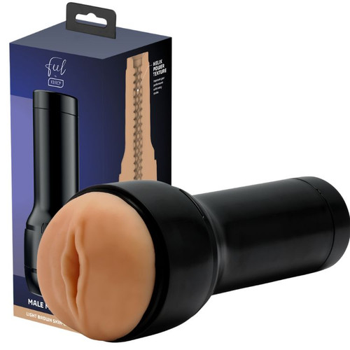 Feel Stroker Generic Light Brown with packaging