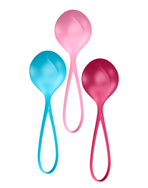 Satisfyer Strengthening Balls Coloured Weighted Kegel - Set of 3
