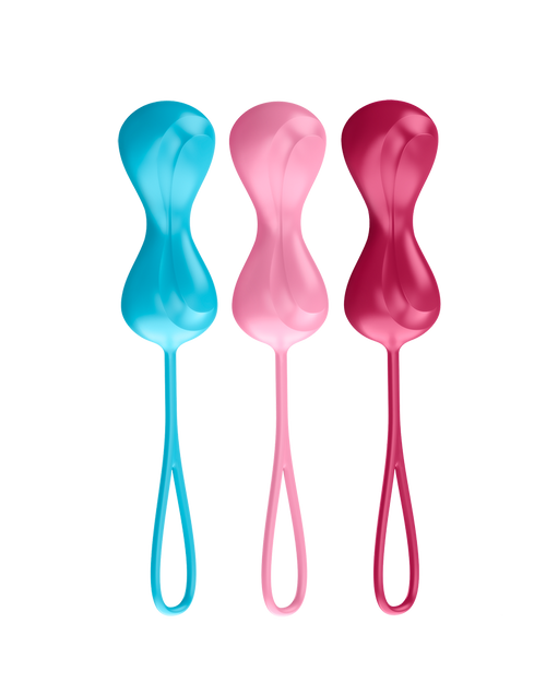 Satisfyer Power Balls Coloured Weighted Kegel Balls - Set of 3