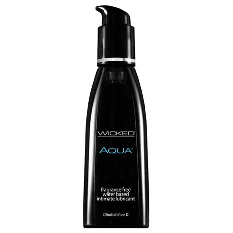 Wicked Aqua Water Based Lubricant - 120 ml (4 oz) Bottle