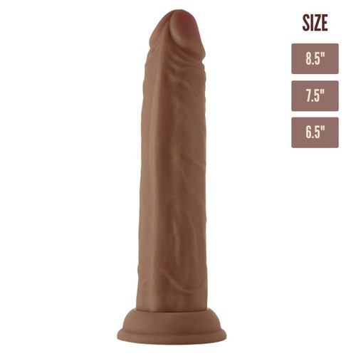 Shaft Model J Liquid Silicone Dong Oak  Size Option