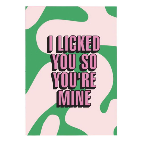 Bad On Paper I Licked You So You're Mine Card 5pkt