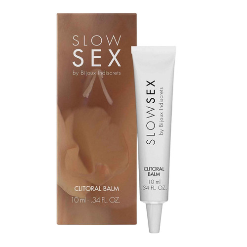 Bijoux Indiscrets Slow Sex Clitoral Balm with packaging