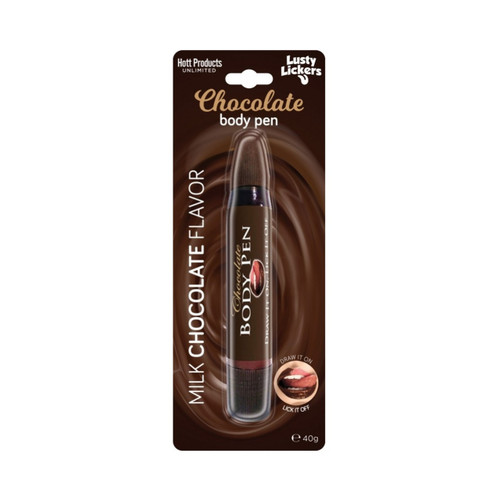 Hott Products Milk Chocolate Body Pen packaging