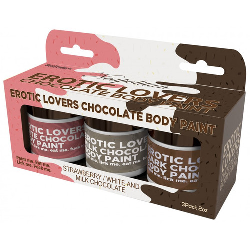Hott Products Erotic Lovers Chocolate Body Paints
