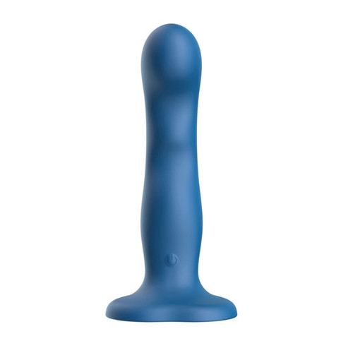 Luv Inc WS38: Wavy Strap-On Luv Vibrator – Blue