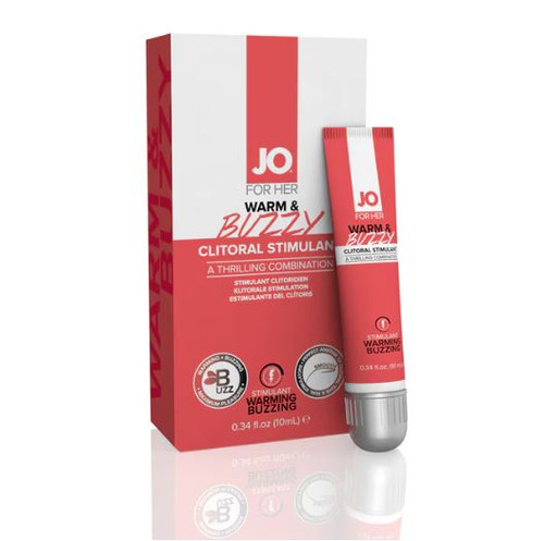 JO Warm and Buzzy Clitoral Cream 10ml Sensation Gel
