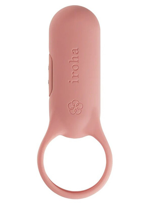 iroha paiRING+ rechargeable vibrating ring in Coral Pink