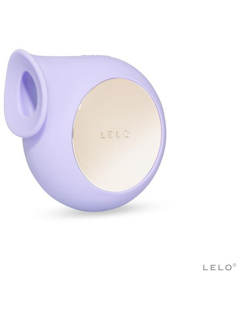 LELO Sila sonic clitoral massager, front view showing the wide silicone mouth