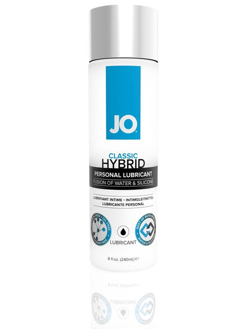 JO Classic Hybrid Lubricant - Water Silicone Fusion Original 8 floz/240ml personal lubricant — image 3