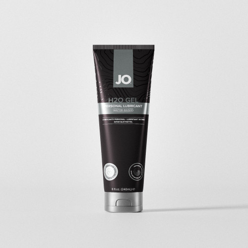 JO H2O Gel Original water-based lubricant 8 fl oz 240ml tube, front view