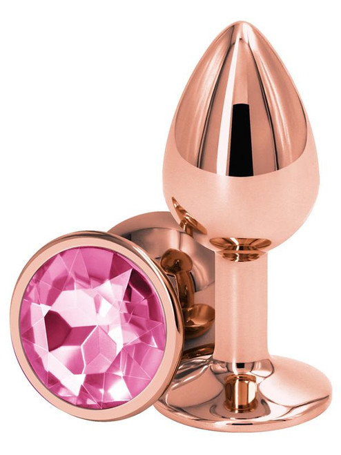 NS Novelties Rear Assets Rose Gold Small anal toy