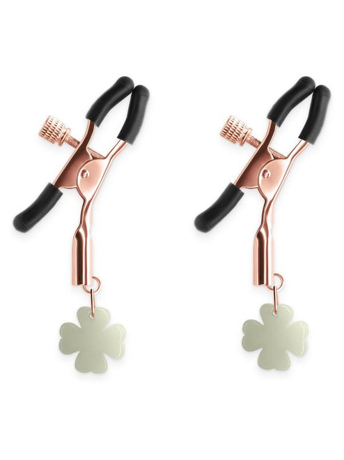 NS Novelties Bound Nipple Clamps G4 Rose Gold intimate serum