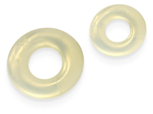 NS Novelties Fantasia Double Stack Amber cock ring