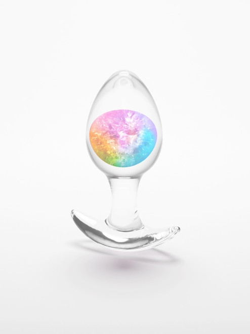 NS Novelties Cosmic Glams Medium Rainbow anal toy