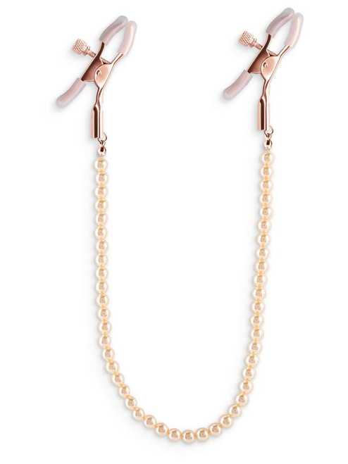 NS Novelties Bound Nipple Clamps DC1 Rose Gold intimate serum
