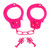 Pipedream Neon Fun Cuffs Pink