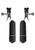 Ouch Vibrating Nipple Clamps Black