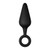 Forto F-10: Silicone Plug W/ Pull Ring Black Large