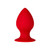 Forto F-98: Cone Anal Plug Red Large